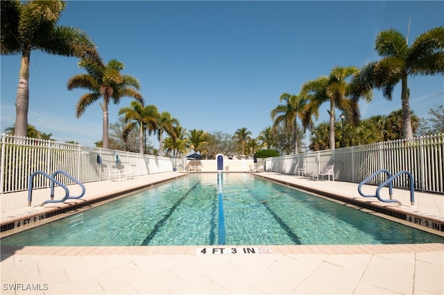 view of pool