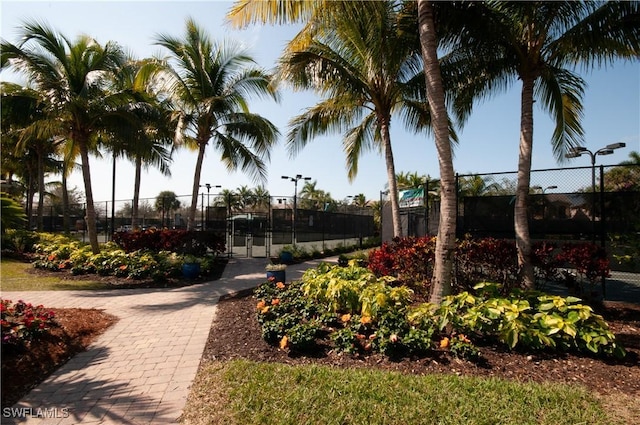 7804 Umberto Ct, Naples, FL 34114 - surrounding community featuring fence and a gate