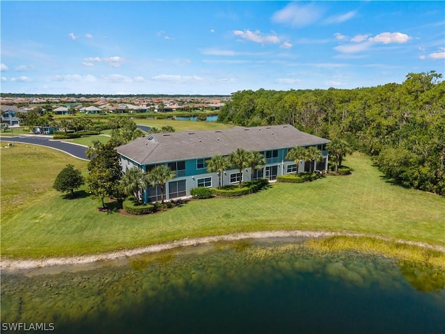 16521 Goldenrod Ln Unit 202, Alva, FL 33920 - view from above of property with a nearby body of water