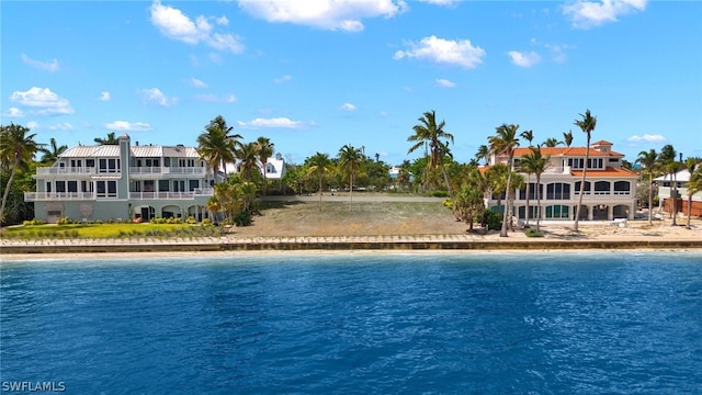 view of water feature