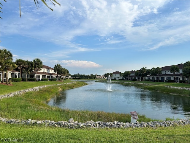 view of water feature