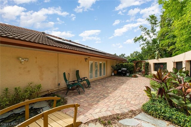 view of patio / terrace with french doors