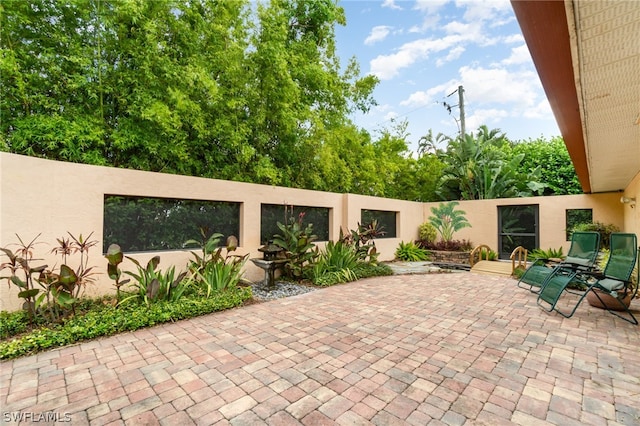 view of patio