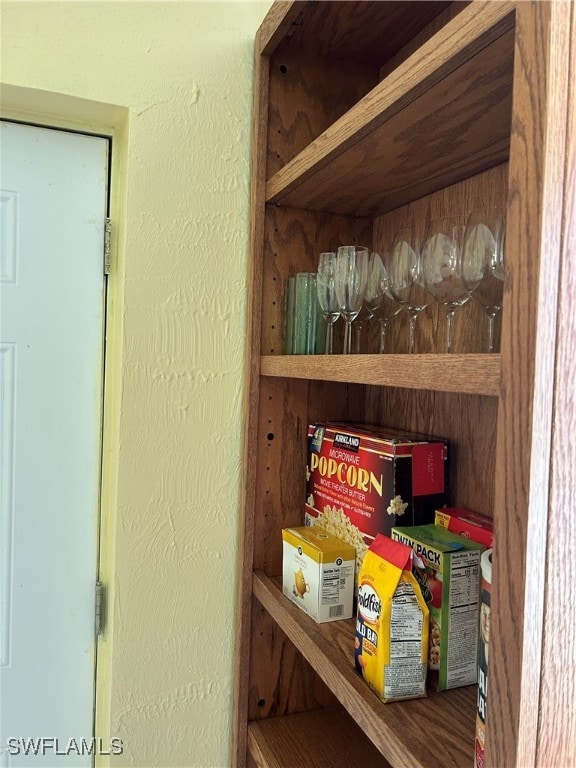 view of pantry