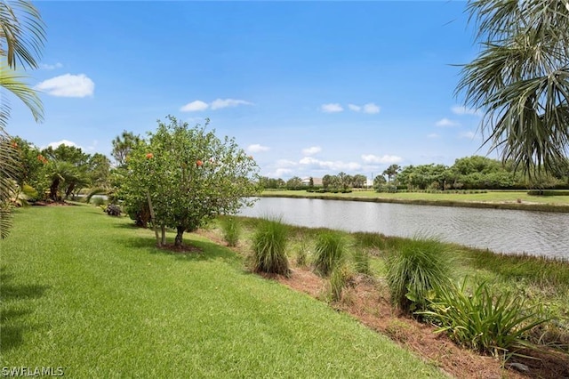 view of water feature