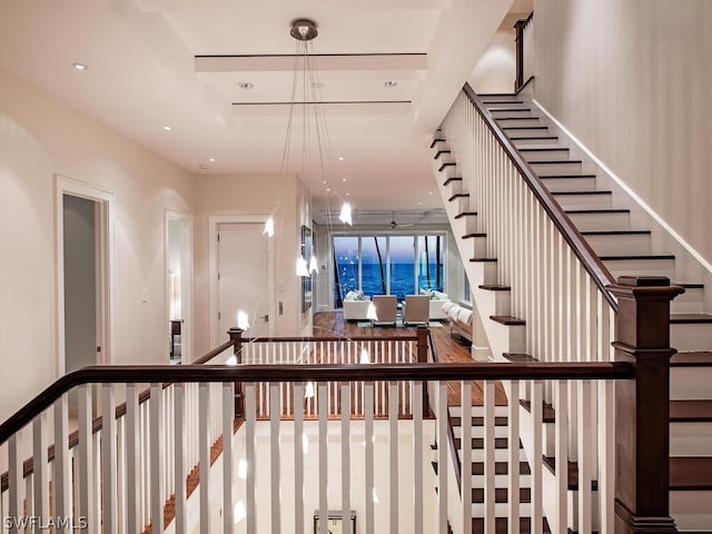 1270 Gulf Shore Blvd S, Naples, FL 34102 - stairway with recessed lighting