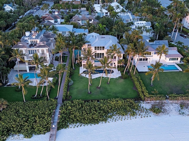 1270 Gulf Shore Blvd S, Naples, FL 34102 - birds eye view of property featuring a residential view