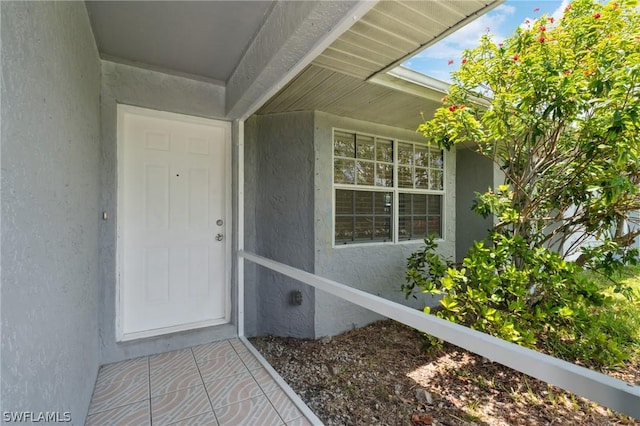 view of entrance to property