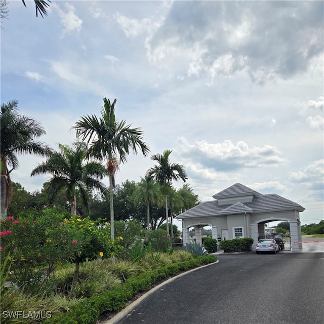 view of road