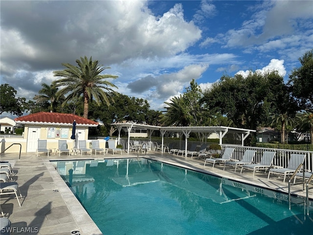 view of swimming pool