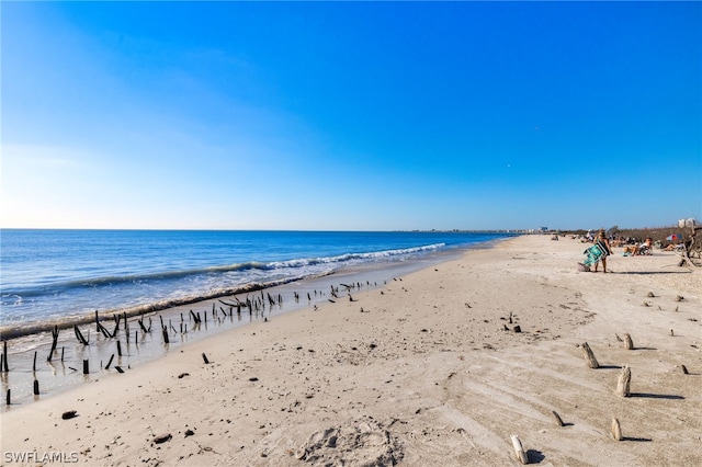 water view featuring a view of the beach