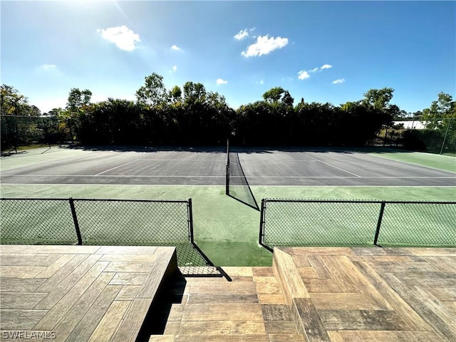 view of sport court