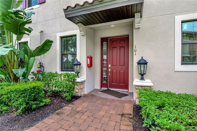 view of property entrance