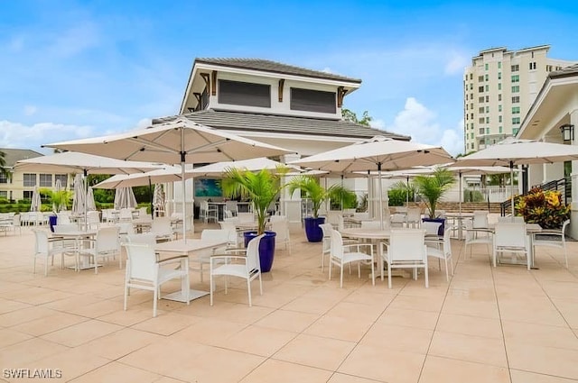 view of patio / terrace featuring outdoor dining area