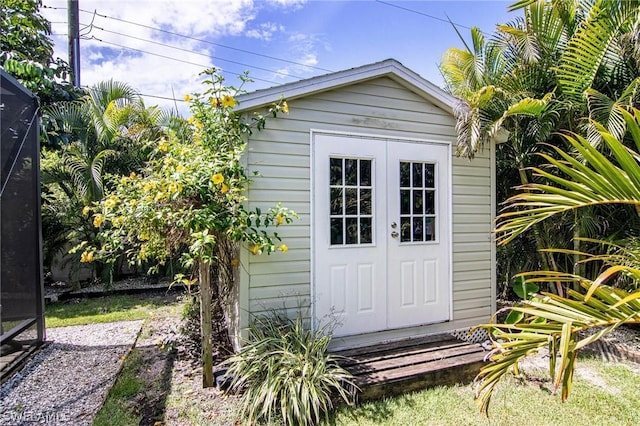 view of outbuilding