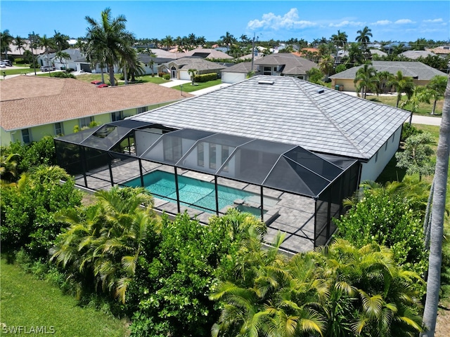 exterior space with a lanai