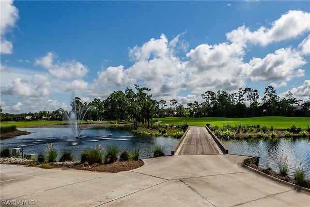 property view of water