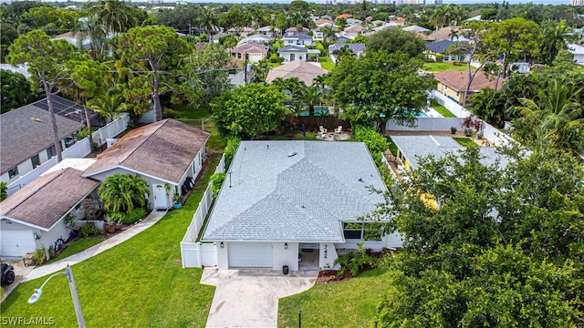 view of drone / aerial view