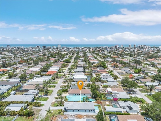 689 101st Ave N, Naples, FL 34108 - aerial view of residential area featuring a large body of water