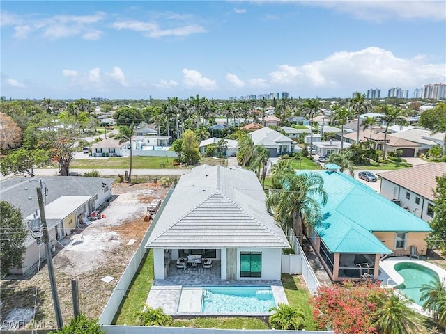689 101st Ave N, Naples, FL 34108 - aerial view of residential area featuring a pool