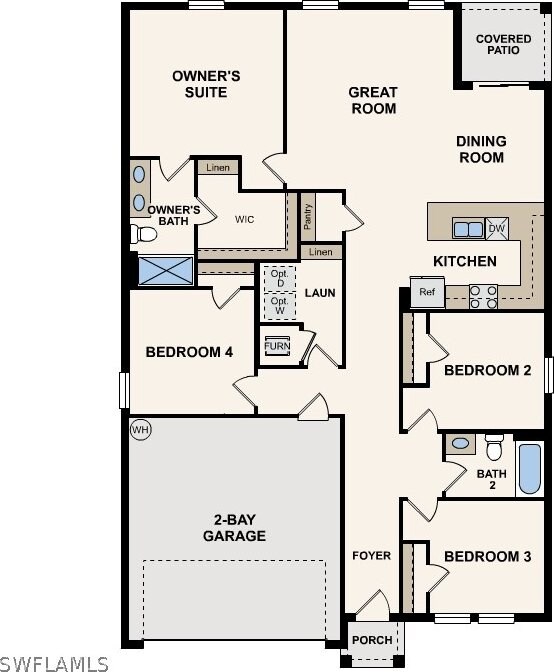 5016 S Peachtree Cir, Labelle, FL 33935 - plan