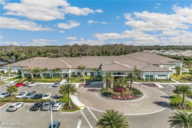 bird's eye view featuring a residential view