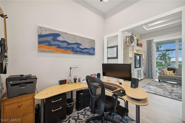 1641 Orleans Ct, Marco Island, FL 34145 - office area with wood finished floors