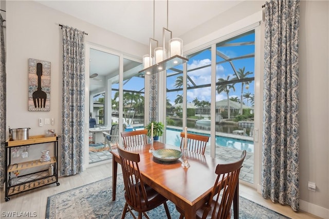1641 Orleans Ct, Marco Island, FL 34145 - dining room featuring wood finished floors