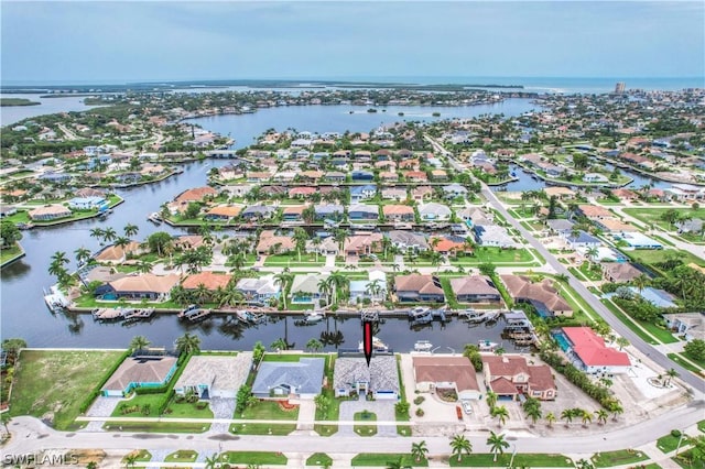1641 Orleans Ct, Marco Island, FL 34145 - view of property location featuring a large body of water and nearby suburban area