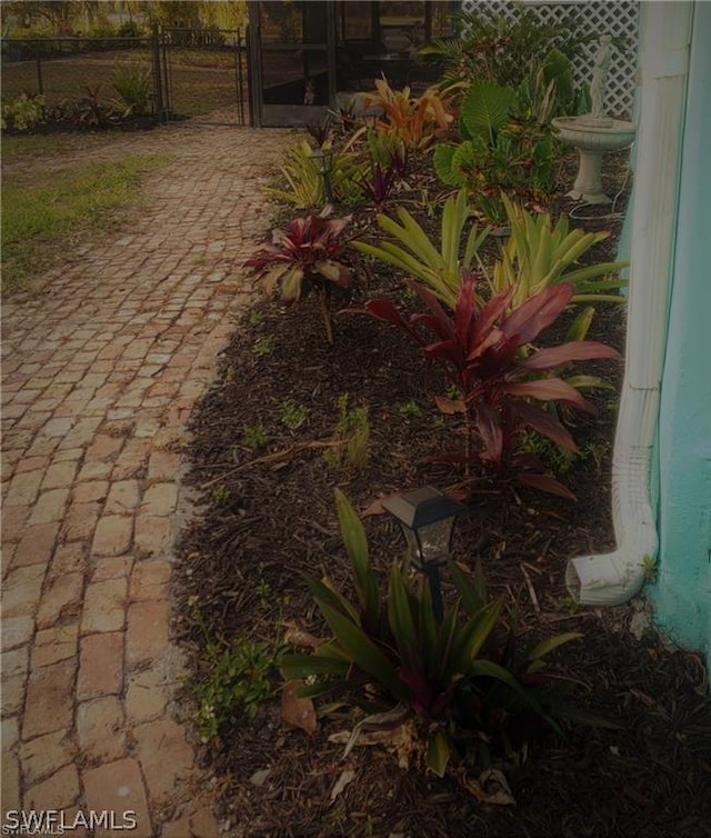 3200 Barrett Ave, Naples, FL 34112 - view of yard featuring fence