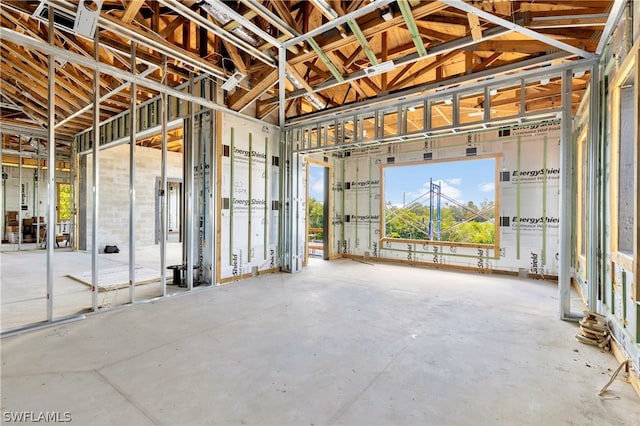 miscellaneous room featuring concrete flooring