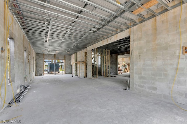 misc room featuring concrete flooring