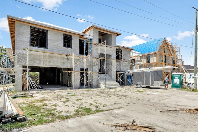 view of rear view of property