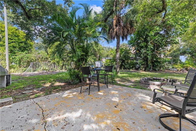 view of patio