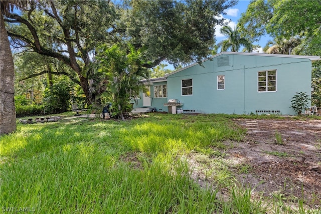 view of rear view of property