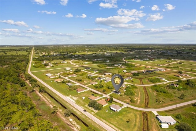 view of aerial view