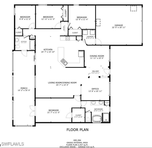 3606 NW 47th Ln, Cape Coral, FL 33993 - plan