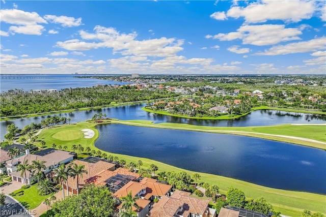 14270 Royal Harbour Ct Unit 1122, Fort Myers, FL 33908 - aerial perspective of suburban area with a golf club and a large body of water