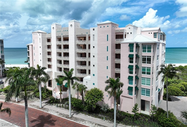 view of property featuring a water view