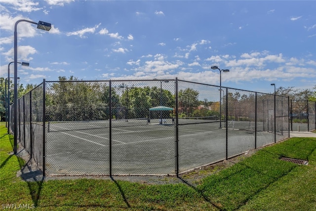 view of sport court