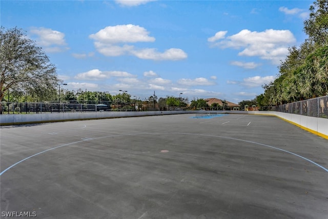 view of basketball court