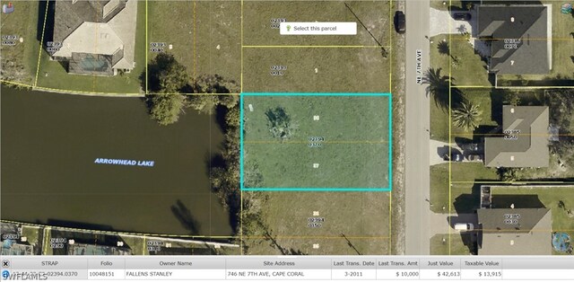 746 NE 7th Ave, Cape Coral FL, 33909 land for sale