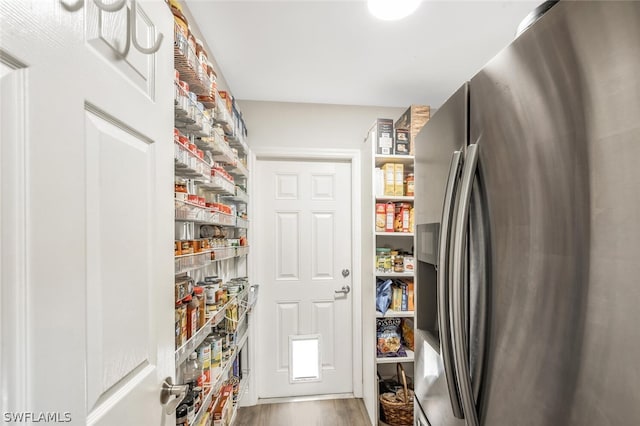 view of pantry