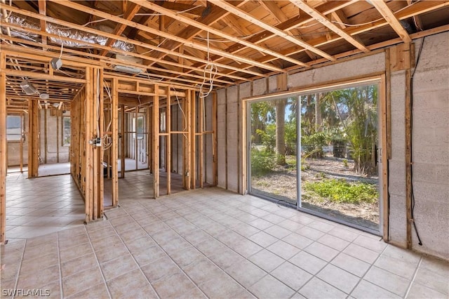 miscellaneous room featuring tile patterned floors