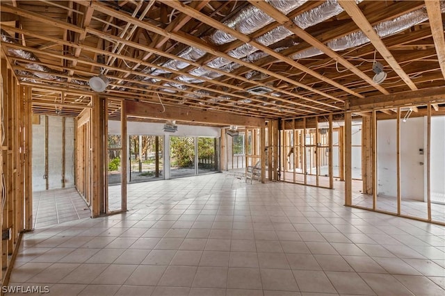 miscellaneous room with tile patterned floors