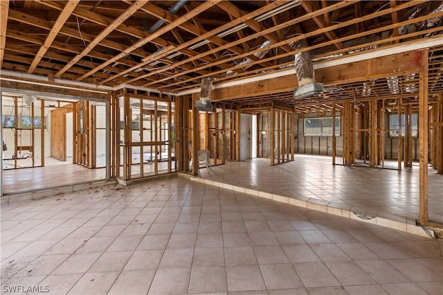 miscellaneous room featuring tile patterned flooring