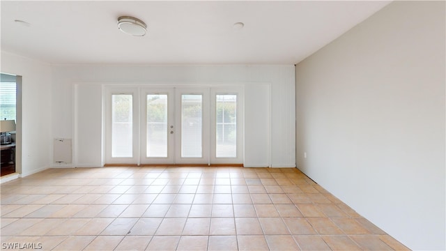 view of tiled empty room