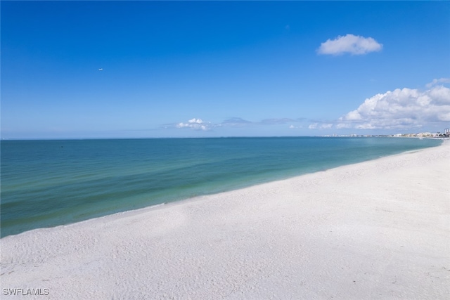 water view featuring a view of the beach