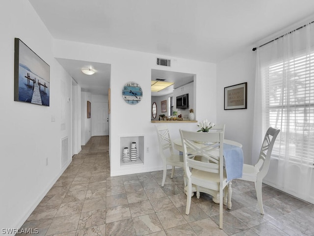 view of dining room