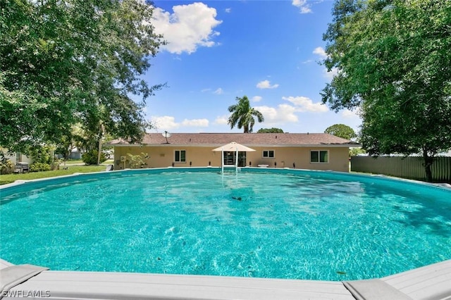 view of pool